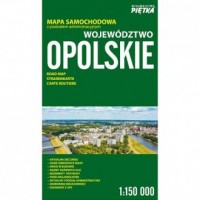 Województwo opolskie mapa samochodowa - okładka książki