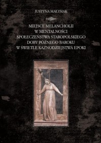 Miejsce melancholii w mentalności - okładka książki