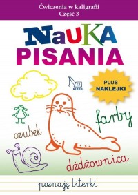 Nauka pisania Ćwiczenia w kaligrafii - okładka podręcznika