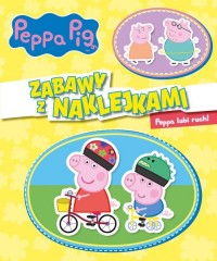 Peppa Pig. Zabawy z naklejkami. - okładka książki