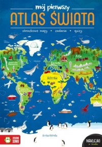 Mój pierwszy atlas świata - okładka książki